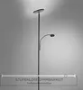 Selltec LED Deckenfluter Stehleuchte Fluter rund schwenkbar Produktbild-Vorschau 3