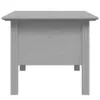 Design New Couchtisch BODO Grau 100x55x46 cm Massivholz Produktbild-Vorschau 5