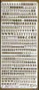 A sheet of gold letter and number stickers. Produktbild-Vorschau