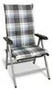 Beautissu Chaise de jardin à dossier haut 120x50 cm Coussin Voir les images du produit 1