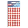 APLI Markierungspunkte Durchmesser: 8 mm rund rot 462 Stück Produktbild-Vorschau 2