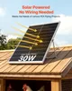 VEVOR 30W Solar Ventilator, 12V Solarpannel mit Produktbild-Vorschau 2