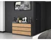 Topeshop M6 140 ANT/ART KPL, Anthrazit, Eiche, 6 Produktbild-Vorschau 4