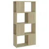 vidaXL Regálová knihovna Sonoma Oak 60x24x124,5cm výrobek Náhled obrázku produktu 1