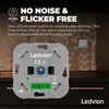 Ledvion LED Dimmer Schalter 250W 240V weiß Abdeckrahmen Produktbild-Vorschau 8