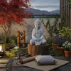 Relaxdays Statua di Buddha seduto, XL 71 cm, statua da Anteprima dell’immagine prodotto 2