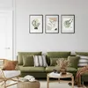 Boho Leinwand Poster Set, Salbeigrüne Geometrische Produktbild-Vorschau 2