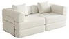 [Patented Design]Chenille-Schlafsofa 2-in-1 mit Staufach in Produktbild-Vorschau 5