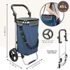carrello spesa bremermann JEEBEL, carrello spesa, manico Anteprima dell’immagine prodotto 7
