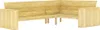 vidaXL Banc d'angle de jardin 239 cm Bois de pin imprégné Voir les images du produit 6