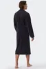 Schiesser peignoir feather terry bathrobe anthracite hommes Voir les images du produit 19