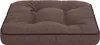 A brown tufted cushion for a chair or outdoor furniture. Anteprima dell’immagine prodotto
