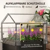 Outsunny Hochbeet mit Abdeckung, erhöhtes Kräuterbeet mit Produktbild-Vorschau 4