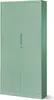 A green metal cabinet shown from the front at a slight angle. Podgląd zdjęcia produktu
