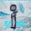 Kühlung Mini Hand Ventilator 5000mAh Akku Aufladbar Lüfter Produktbild-Vorschau 7
