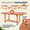 CASARIA® Salon De Jardin Extérieur Papillon - Table De Voir les images du produit 3