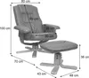 Relaxsessel H56, Fernsehsessel TV-Sessel mit Hocker Produktbild-Vorschau 7