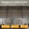 Outsunny Pultvordach Vordach für Haustür 303x96x27cm mit UV Produktbild-Vorschau 5