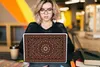 MuchoWow® Laptop Aufkleber Sticker Cover Muster - Mandala - Produktbild-Vorschau 5