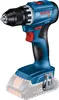 A Bosch cordless drill with a battery pack attached. Voir les images du produit