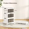 KOMFOTTEU Contenitore pieghevole in plastica, 75/105 l, Anteprima dell’immagine prodotto 2