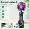 2er Set Handventilator Akku, Mini Ventilator USB-C Produktbild-Vorschau 5