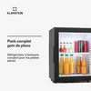 Klarstein Brooklyn Mini Frigo de Chambre de 30L pour Snacks Voir les images du produit 3