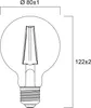 SYLVANIA LED Glühbirne Warmweiß | Kugelbirne E27 | 50W Produktbild-Vorschau 5