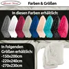 Fleece Kuscheldecke 220x240 cm Flauschiges Polyester Grau Produktbild-Vorschau 8