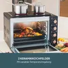 48L Mini-Ofen mit 2 Keramik-Kochfeldern – Elektrischer Produktbild-Vorschau 3