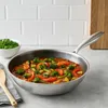 Wokpfanne Edelstahl 30 cm – Tiefer Induktions-Wok mit Produktbild-Vorschau 6