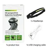 LED COB Sensor Stirnlampe Scheinwerfer Kopflampe USB Produktbild-Vorschau 10