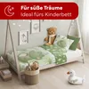Kinderbettwäsche Krokodil bedruckt Garnitur 100x135 cm + Produktbild-Vorschau 3