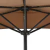 vidaXL Parasol de balcon avec mât en aluminium Taupe Voir les images du produit 13