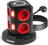 Duronic ET8W Mehrfachsteckdose | Steckdosenwürfel mit 3 USB Produktbild-Vorschau 1