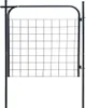 vidaXL Portail de clôture de jardin 100 x 100 cm Anthracite Voir les images du produit 6