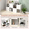 COSTWAY 60x29x60 cm Bücherregal 4 Fächern, Würfelregal Produktbild-Vorschau 3