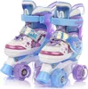 A pair of children's roller skates with a mermaid theme. Náhled obrázku produktu