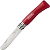 A red Opinel pocket knife is shown against a white background. Produktbild-Vorschau