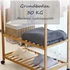 WISFOR Kleiderständer auf Rollen Bambus Garderobenständer, Produktbild-Vorschau 3