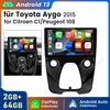 10zoll 2+64G android13 carplay autoradio Für Toyota Aygo Produktbild-Vorschau 2