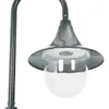 vidaXL Zahradní sloupek E27 120 cm Hliníkové světlo tmavě Náhled obrázku produktu 3