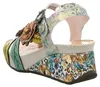 Laura Vita Laura Vita Keilsandalette Beige Produktbild-Vorschau 18