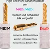 Hohl Bananenstecker 4mm schraubbar 16x NEXMEX Stecker für Produktbild-Vorschau 2