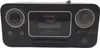 A black stereo radio with a cassette player and CD player. Voir les images du produit