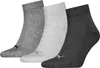 Uni Viertel-Socken 3 Paare – Anthrazit – Grau melange – Produktbild-Vorschau 1