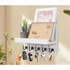 Porte-clés avec tablette, porte-clés en bois avec 5 Voir les images du produit 7