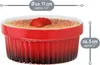 com-four® 12x Ragout Fin Schale - Ofenfeste Förmchen in rot Produktbild-Vorschau 6