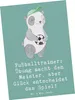 Mr. & Mrs. Panda Postkarte Fußballtrainer Erfolgskick - Produktbild-Vorschau 1