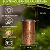 Solar Laterne Garten Metall, LED bunt Kolibri Design, Produktbild-Vorschau 2